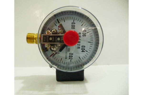 Electrical Pressure Gauge, YXC100, -0.1-0 Mpa Made in China